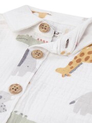 Huggies White Shirt, Shorts & Hats 3 Piece Set - Image 7 of 8