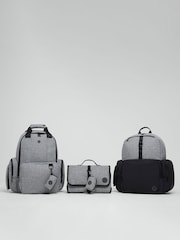 Huggies Grey Water-resistant Baby Changing Bag - Imaginea 5 din 5