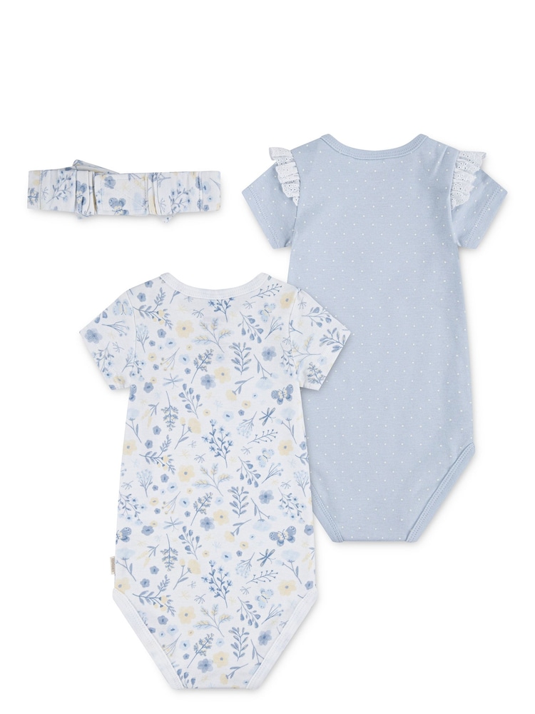 Blå - Huggies bodyer og pannebåndsett 2 pakke - Bilde 2 av 4