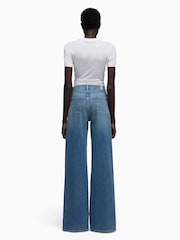 7 For All Mankind Blue Lotta Jeans in Aquashade - Image 2 of 6