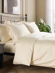 Hotel Pure Luxury Cream 5 Star Luxury Duvet Cover Set - Image 3 of 7