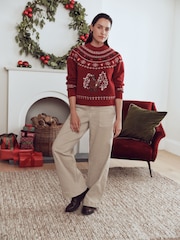 Gruffalo Red Fairisle Family Matchback Christmas Jumper - Image 3 of 5
