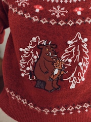 Gruffalo Red Fairisle Family Matchback Christmas Jumper - Image 5 of 5