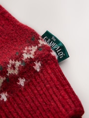 Gruffalo Red Fairisle Christmas Long Sleeve Jumper - Image 8 of 9