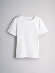 The Set 5 Pack Short Sleeve Fitted Crew Neck T-Shirts Navy/Pink/Burgundy/Grey - Image 3 of 8