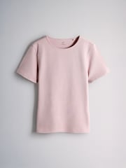 The Set 5 Pack Short Sleeve Fitted Crew Neck T-Shirts Navy/Pink/Burgundy/Grey - Image 4 of 8
