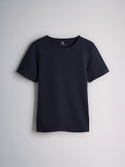 The Set 5 Pack Short Sleeve Fitted Crew Neck T-Shirts Navy/Pink/Burgundy/Grey - Image 6 of 8
