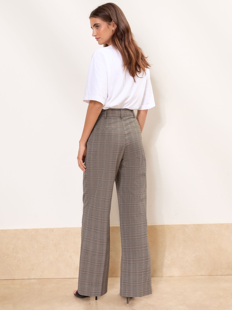 Lipsy Grey Premium Wide Leg Trousers - Image 5 of 5 Lipsy Grey Premium Wide Leg Trousers - Image 5 of 5