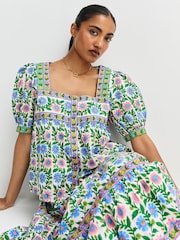 Pink City Prints Folk Border Lexi Top - Image 5 of 10