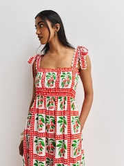 Pink City Prints Lapis Meadow Matilda Dress - Image 3 of 7