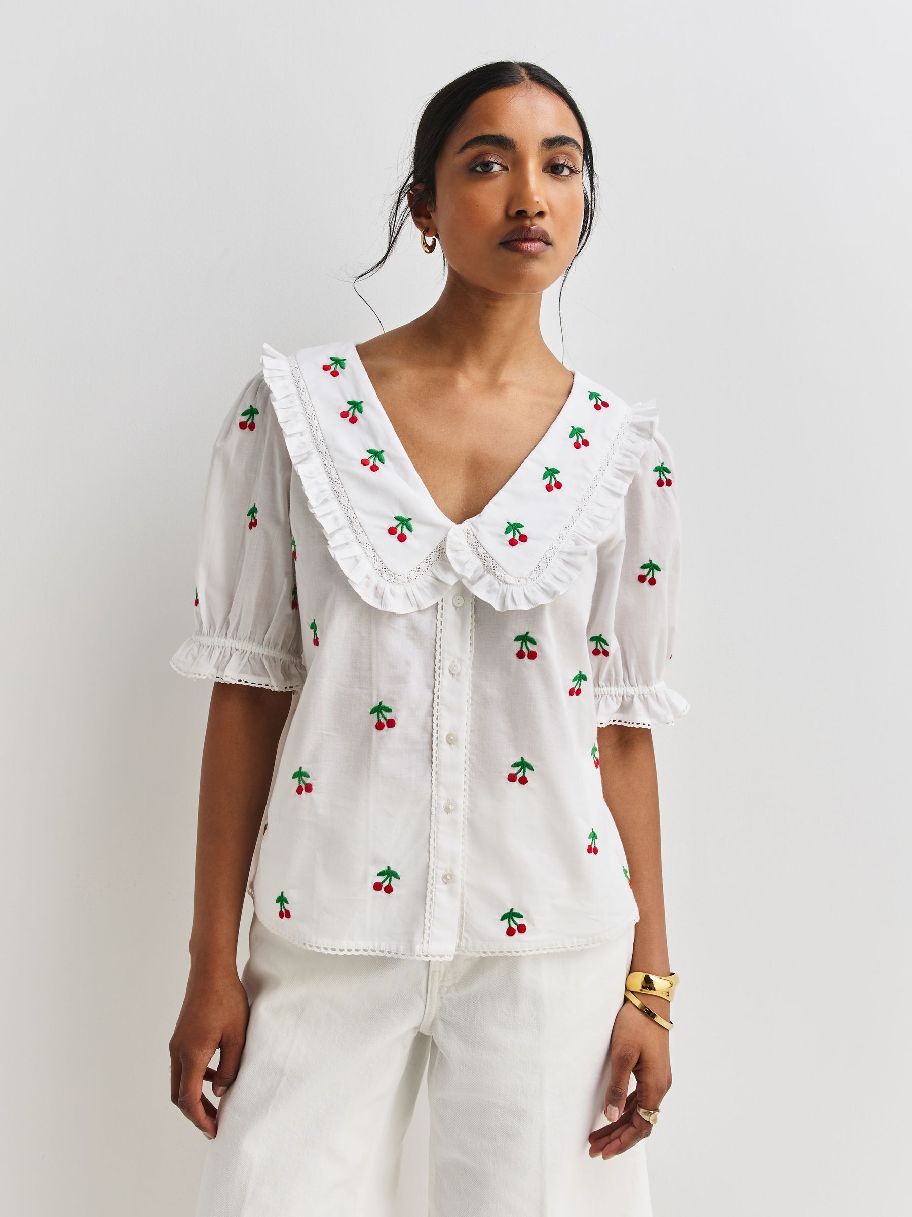 Buy Pink City Prints Cherrylicious Ava Blouse from Next Australia