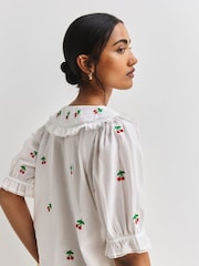 Pink City Prints Cherrylicious Ava Blouse - Image 6 of 9