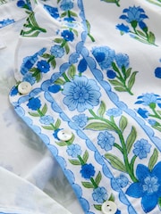 Pink City Prints Lapis Meadow Gemma Mini Dress - Image 8 of 8