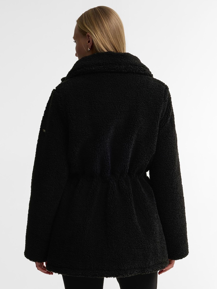 Barbour International Black Kemora Fleece Casual Jacket - Image 2 of 7