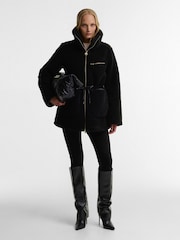 Barbour International Black Kemora Fleece Casual Jacket - Image 4 of 7