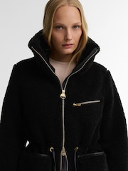 Barbour International Black Kemora Fleece Casual Jacket - Image 5 of 7