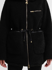 Barbour International Black Kemora Fleece Casual Jacket - Image 6 of 7