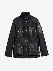 Barbour International Black Heritage Wax Jacket - Image 7 of 8