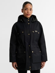 Barbour International Black Molina Showerproof Jacket - Image 1 of 7