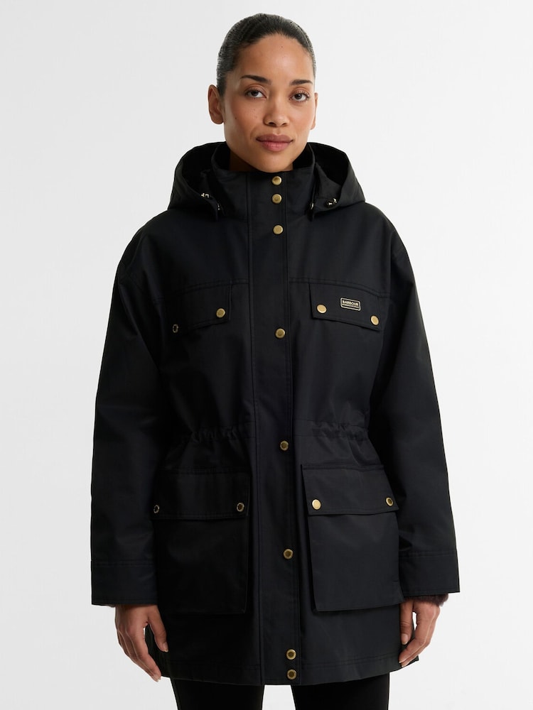 Barbour International Black Molina Showerproof Jacket - Image 1 of 7