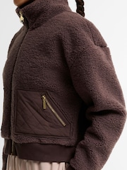 Barbour International Brown Gea Fleece - Image 5 of 7