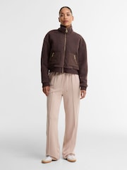 Barbour International Brown Gea Fleece - Image 6 of 7