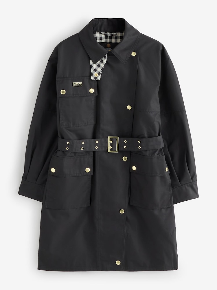 Barbour International Black Gea Showerproof Jacket - Image 7 of 7