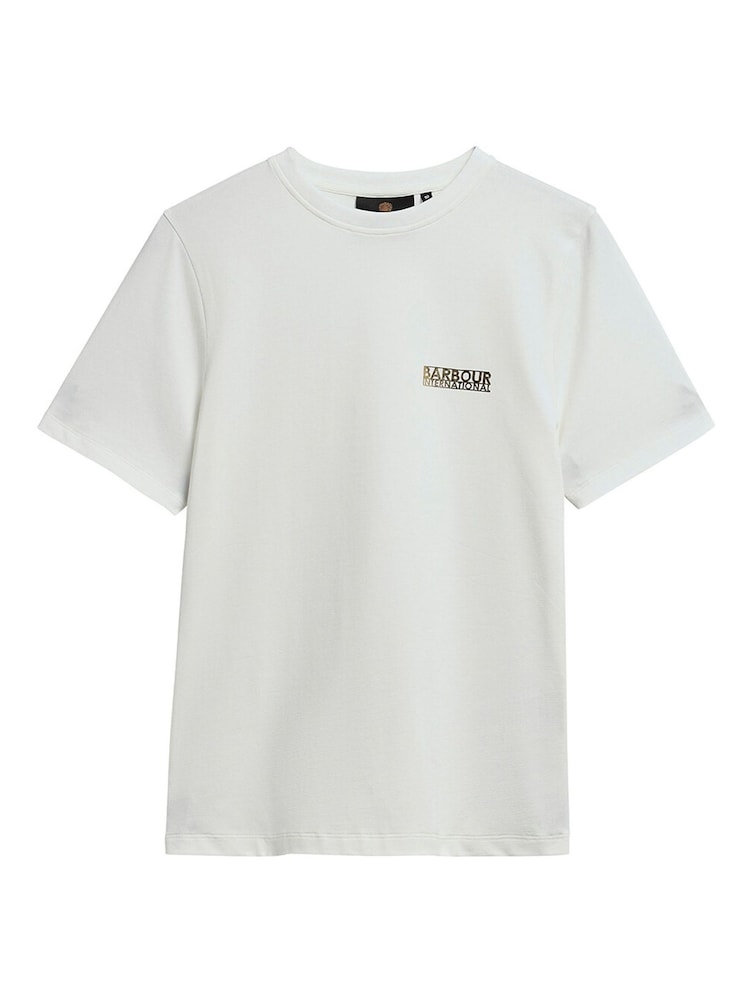 Barbour International White Colletta T-Shirt - Image 4 of 4