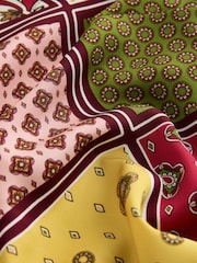 Multicoloured Scarf Print Long Sleeve Shirt - Image 7 of 8