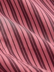 Borgonha/Cor-de-rosa Listrado - Camisa de manga comprida com gravata removível - Imagem 7 de 7