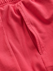 The Set 3 Pack Fold Over Waistband Sweat Shorts Red /Green/Cream - Image 5 of 6