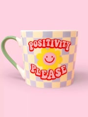 Eleanor Bowmer Set of 2 Multi Positivity Please Mugs - Image 2 of 3
