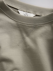 The Set 3 Pack Boxy Crew Sweatshirts Red/Green/Cream - Image 9 of 10