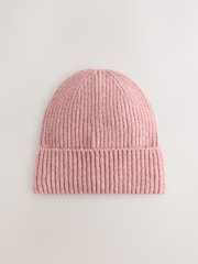 Blush Pink Cosy Beanie Hat (1-16yrs) - Image 1 of 3