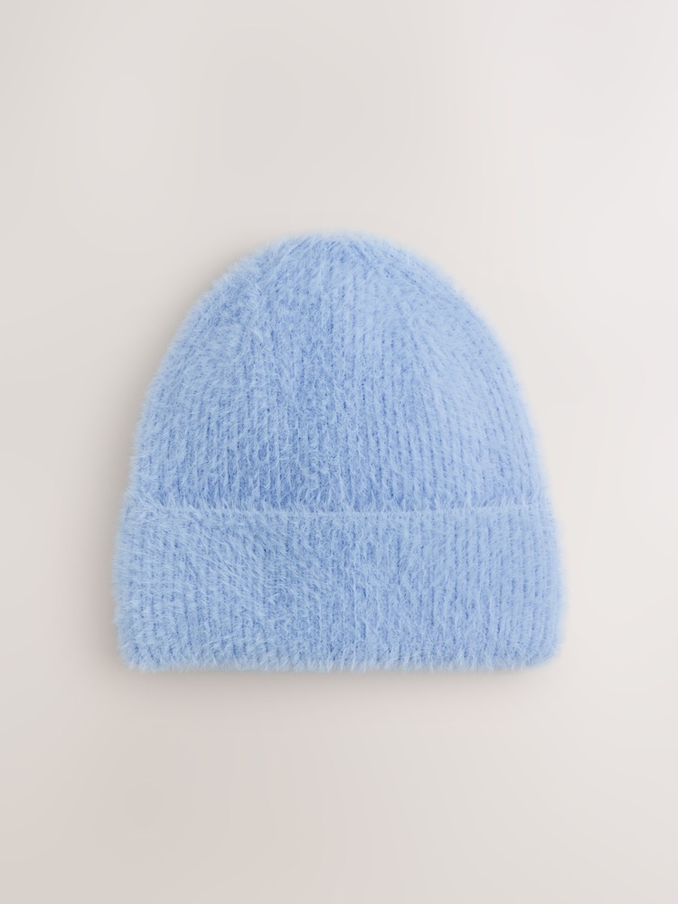 Blue Feather Beanie (1-16yrs) - Image 1 of 3 Blue Feather Beanie (1-16yrs) - Image 1 of 3