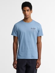 Barbour® Blue Script Graphic T-Shirt - Image 1 of 5