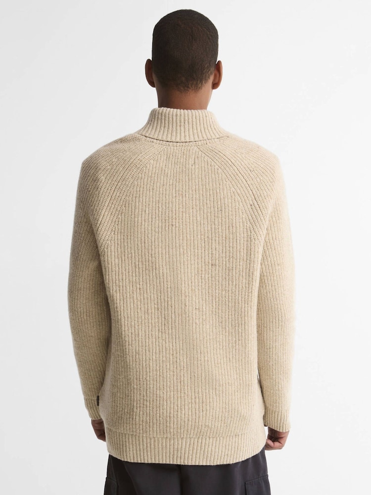 Barbour® Cream Essentials Fleck Jumper - Image 2 of 6 Barbour® Cream Essentials Fleck Jumper - Image 2 of 6