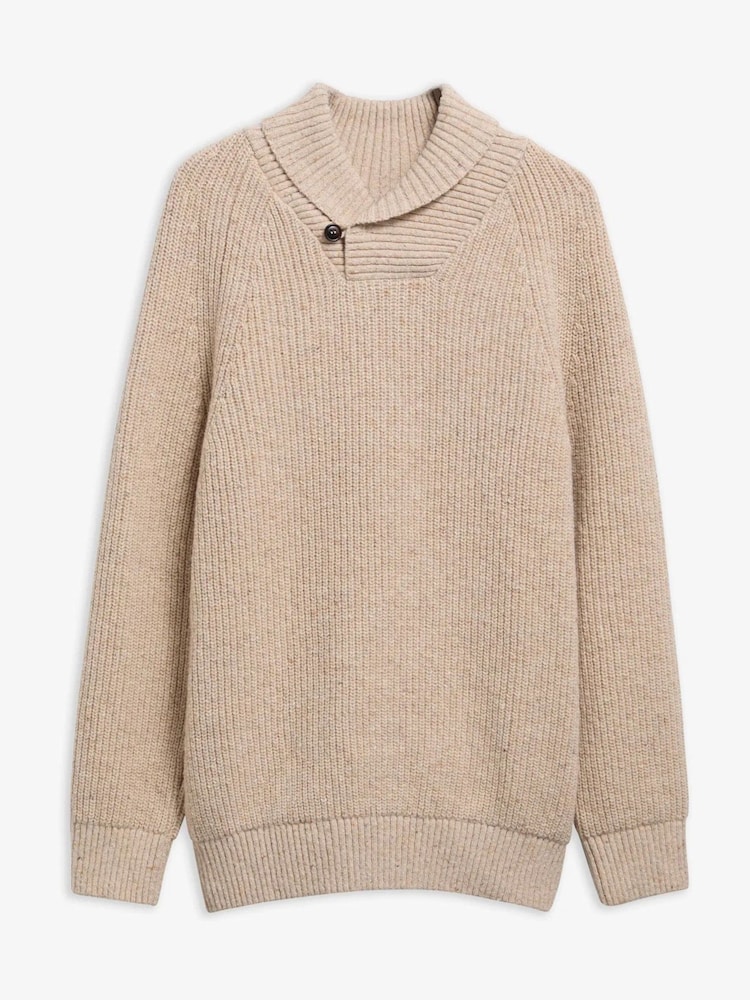 Barbour® Cream Essentials Fleck Jumper - Image 6 of 6 Barbour® Cream Essentials Fleck Jumper - Image 6 of 6