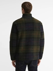 Barbour® Blue Tartan Fleece Zip Through Fleece Jacket - Image 2 of 6