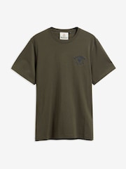 Grün - Barbour® Tartan Tailored Crest Logo T-Shirt - Bild 5 von 5