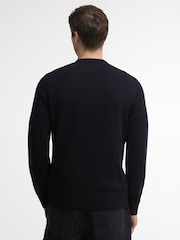 Blau - Barbour® Mineral Tartan Crew Neck Jumper - Bild 3 von 5