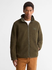 Barbour® Green Reversible Fleece Jacket - Image 1 of 5