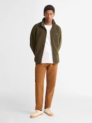 Barbour® Green Reversible Fleece Jacket - Image 2 of 5
