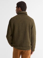 Barbour® Green Reversible Fleece Jacket - Image 3 of 5