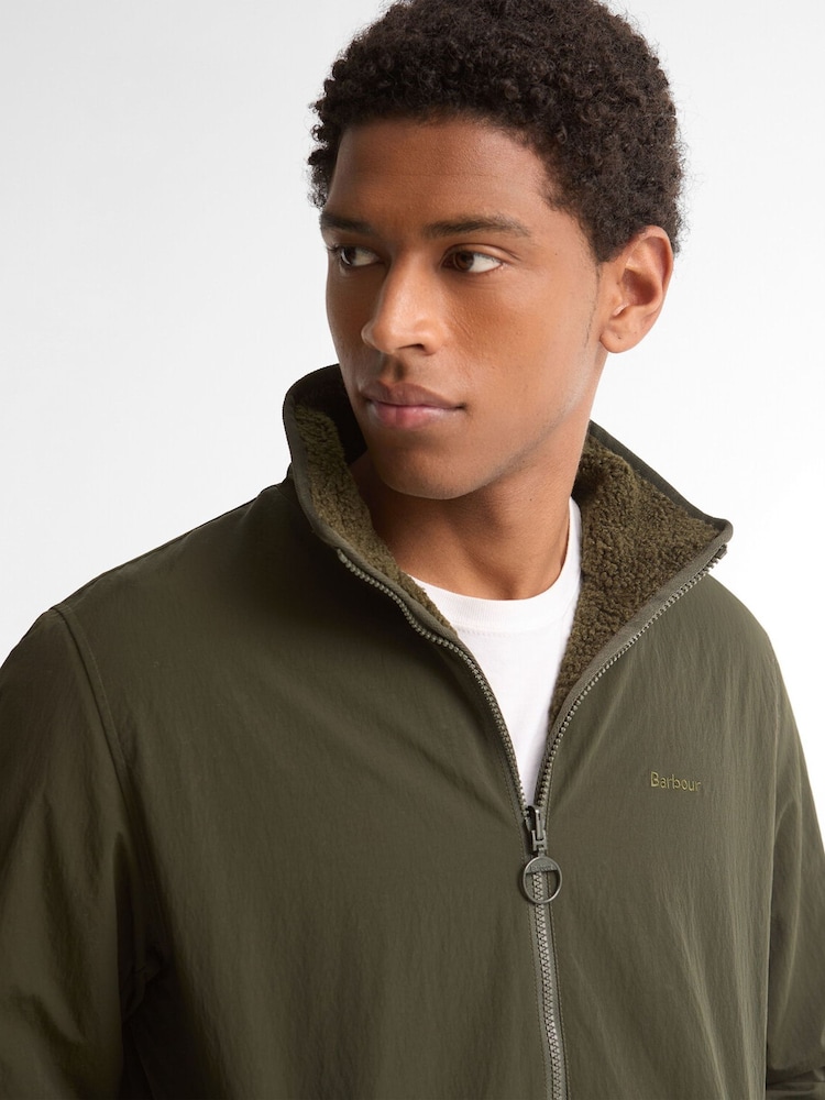 Barbour® Green Reversible Fleece Jacket - Image 5 of 5 Barbour® Green Reversible Fleece Jacket - Image 5 of 5