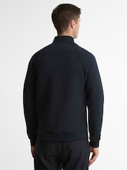 Barbour® Blue Thornton Quilted Zip Through Sweat Top - Image 3 of 6