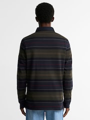 Blau - Barbour® Frith Tartan Stripe Rugby Shirt - Bild 2 von 6