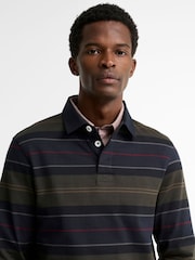 Blau - Barbour® Frith Tartan Stripe Rugby Shirt - Bild 4 von 6