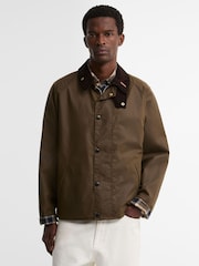 Barbour® Brown Icons Transport Wax Jacket - Image 1 of 7