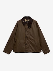 Barbour® Brown Icons Transport Wax Jacket - Image 7 of 7